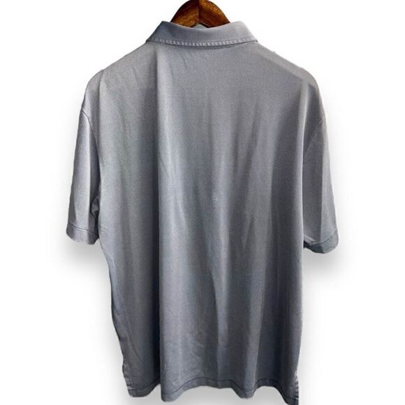 Gray Peter Millar Summer Comfort Golf Polo Shirt Size L - Picture 11 of 11